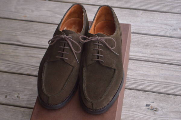 CROCKETT&JONES MORETON 5.5E オリーブ モールトン Uチップ