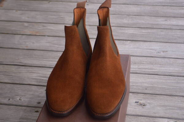 CROCKETT&JONES CHELSEA 7E ブラウン サイドゴアブーツ チェルシーブーツ