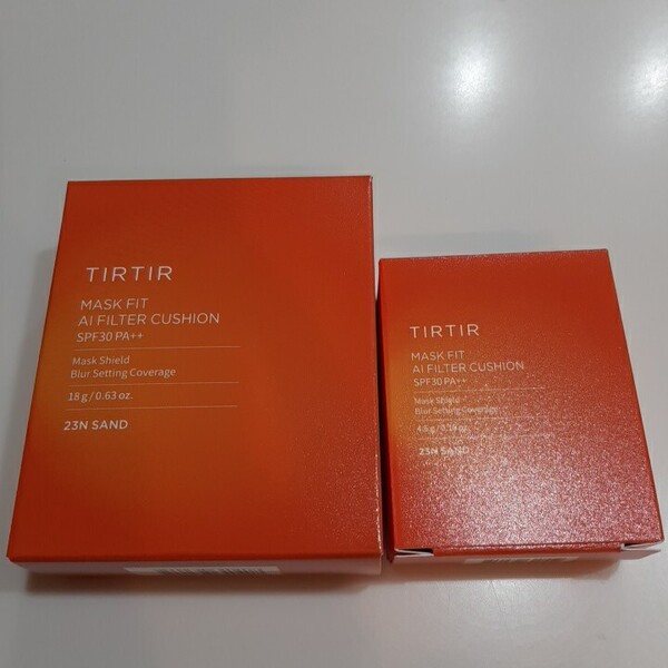 23N【2個セット】新品 TIRTIR ティルティル マスクフィット AIフィルタークッション18g&ミニサイズ4.5g ファンデーション 送料無料