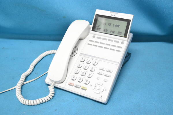 NEC ビジネスフォン/12ボタン多機能電話機 Aspire UX 【DTZ-12D-2D(WH)】 ◆M-1515(0502)◆