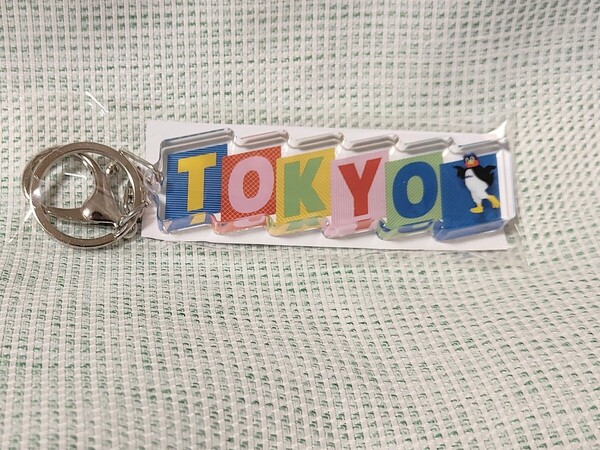 TOKYOアクリルブロックキーホルダー(EXCITING TOKYO)5/10神宮球場来場者プレゼント つば九郎 東京ヤクルトスワローズ キーホルダー