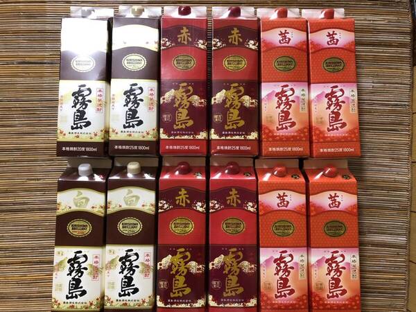 【12本】霧島酒造飲み比べセット