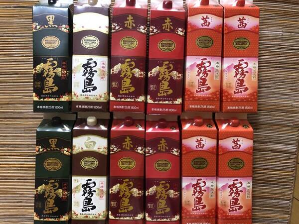 【霧島酒造飲み比べセット】12本