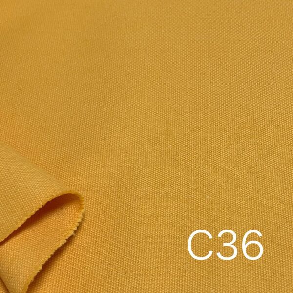 生地 8号帆布生地 C36ライトマスタード 1M springyou