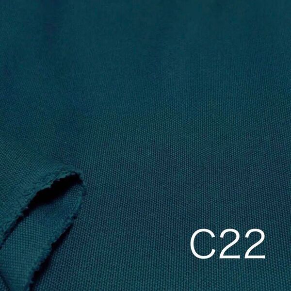 生地 8号帆布生地 C22濃いマリンブルー 1M springyou