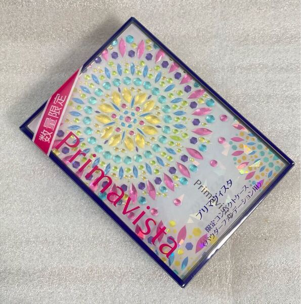 ★未使用品★ソフィーナ プリマヴィスタ パウダーファンデーション用コンパクトケース 限定デザイン 花火 花柄 キラキラ