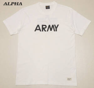ALPHA(アルファ)/コットン100%/ミリタリーTシャツ/XL