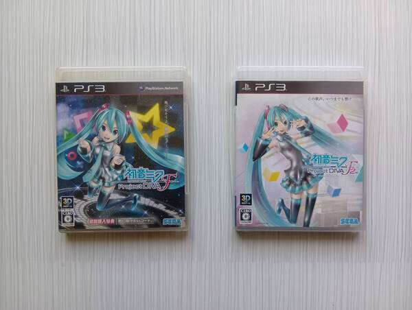 ps3 2本セット 初音ミク F 初音ミク F2 Project DIVA