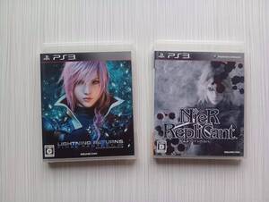 ps3 2本セット ニーアレプリカント ファイナルファンタジー13 ライトニングリターンズ