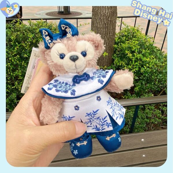 【☆正規品】シェリーメイ 2025青花 ぬいぐるみキーチェーン 上海ディズニー