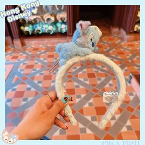 【現地購入☆正規品】スティッチ ぬいぐるみカチューシャ 香港ディズニー