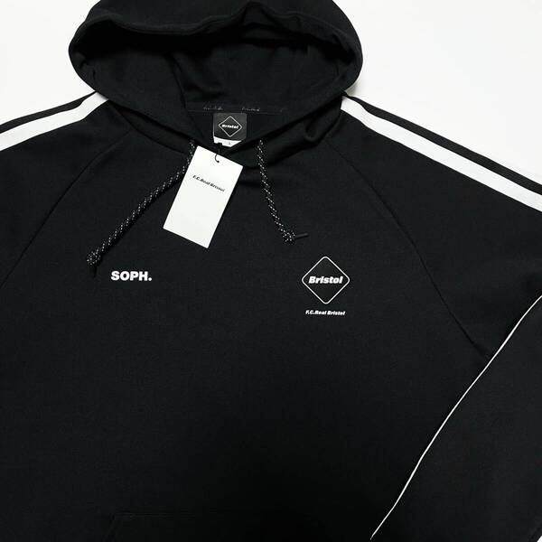 25SS新品L黒F.C.Real BristolトラックフーディTRAINING TRACK HOODIEパーカFCRBジャージF.C.R.BブリストルSOPHスウェットPDKジャケットNIKE