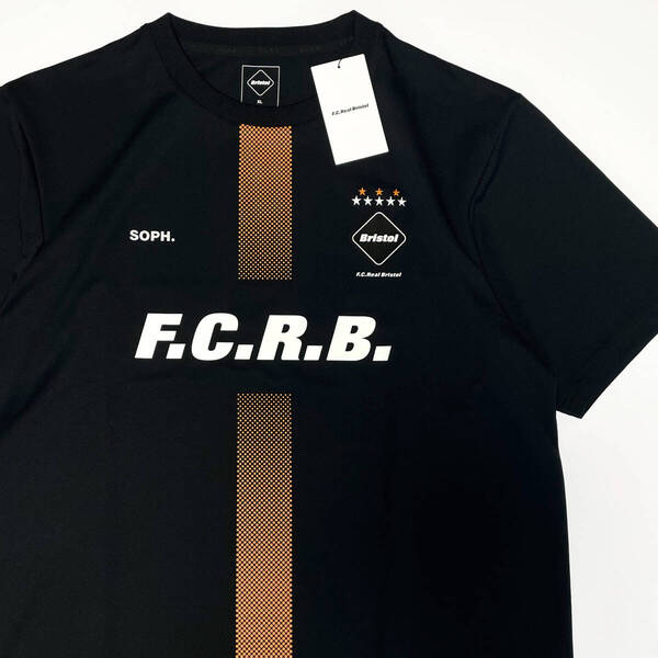 25SS新品XL黒★F.C.Real BristolゲームシャツS/S GAME SHIRTブリストルFCRBユニフォームF.C.R.BジャージTシャツSOPHサッカーシャツPSG NIKE