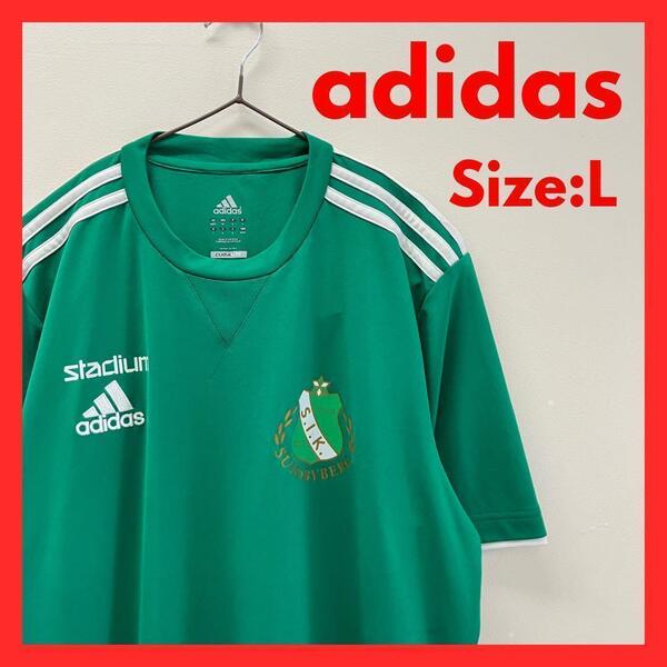【即日発送】古着 アディダス サッカー クラブチーム ゲームシャツ L