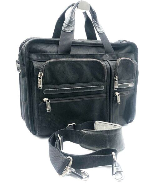 TUMI トゥミ アルファ エクスパンダブルオーガナイザーコンピューターブリーフバック 2way ビジネスバッグ 26141D4 ナイロン ブラック