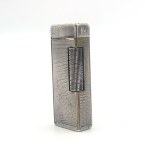dunhill ダンヒル ローラー式 ガスライター テクスチャー加工 シルバーカラー スイス製