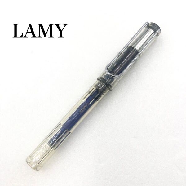 LAMY ラミー サファリ 万年筆 スケルトン×シルバー EF