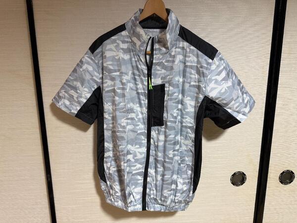 空調作業服 空調服 空調ベスト 迷彩 2XL 新品未使用 ファンは付きません。2色