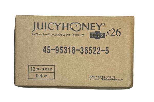 AVC ジューシーハニー PLUS #26 1カートン分未開封パック『白上咲花 miru 恋渕ももな 小野六花』 JUICY HONEY