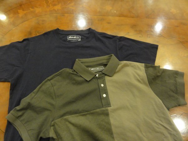 Eddie Bauerエディーバウアー ポロ シャツ メンズ M Jap(M ~L) & Tシャツ M セット美品
