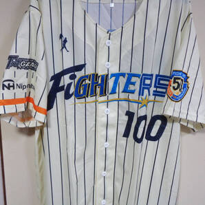 50TH《新品》北海道日本ハム 50周年 限定ユニフォーム 背番号100■応援 日ハム ファイターズ FIGHTERS☆プロ野球 スタジアム観戦