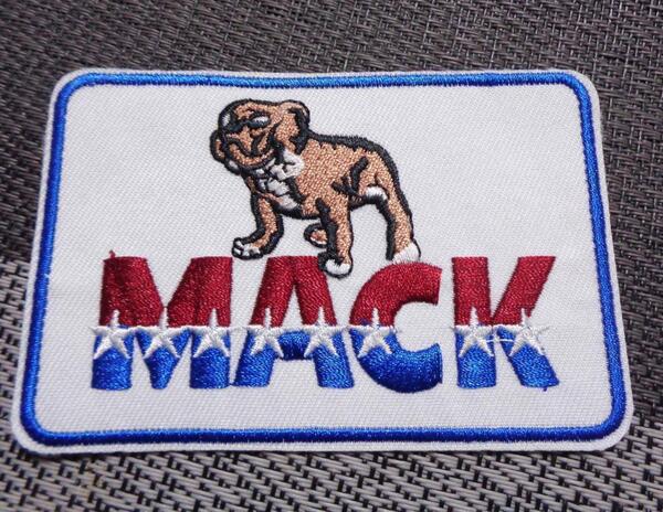 《猛犬MC四角》新品マック・トラックスMackTrucksアメリカ刺繍ワッペン激渋■自動車☆トラック■洋服・衣類・衣服DIY■マッド ドッグ DOG