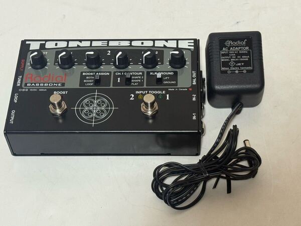 Radial TONEBONE BASSBONE ベースプリアンプ