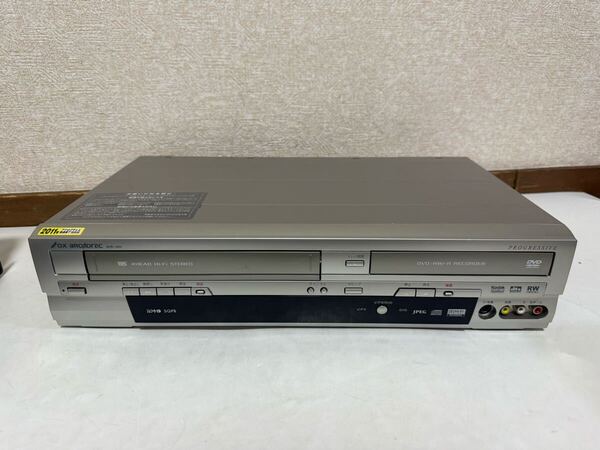訳あり品 DXアンテナ DVR-120V VHS/DVDレコーダー リモコン無し