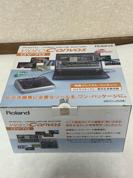 新品 Roland ビデオキャンバス DV-7 映像編集ソフトウェア