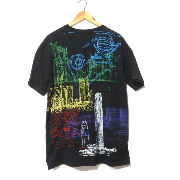 【送料無料】グラニフTシャツ/丹下健三×丹下憲孝 スケッチ Lサイズ 良品 Design Tshirts Store graniph