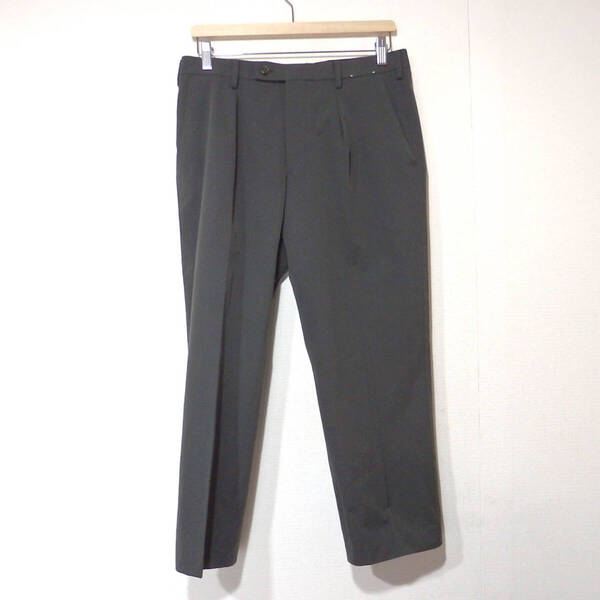 【送料無料】ユニクロ 感動パンツ 抹茶 J23/ウエスト79 ポリエステル100% メンズスラックスパンツ