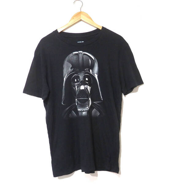 【送料無料】スターウォーズ ダースベイダーTシャツ/ルーカスフィルム 黒 Lサイズ 綿ポリエステル混合 STARWARS