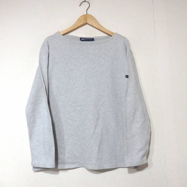 【送料無料】セントジェームスバスクシャツ/グレー US 36 SAINT JAMES フランス