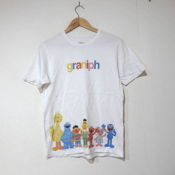 【送料無料】グラニフ×セサミストリートTシャツ/Sサイズ SESAME STREET