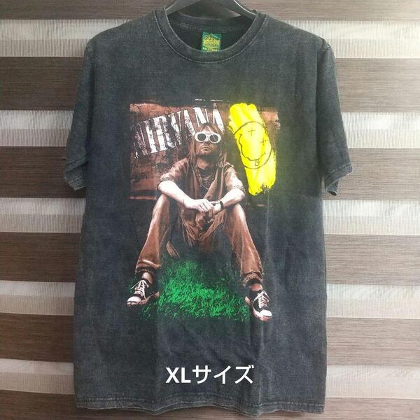 ニルヴァーナ 半袖Tシャツ トップス XL バンド ニルバーナ カートコバーン ロック USA アメリカ 音楽