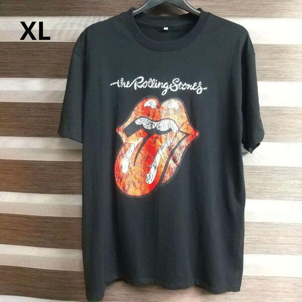 ローリングストーンズ 半袖Tシャツ XL ロック UK バンド リップアンドタン The Rolling Stones