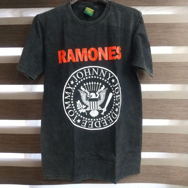 ラモーンズ Ramones 半袖Tシャツ ロンT パンク ロック バンド NY ピグメント ヴィンテージ加工