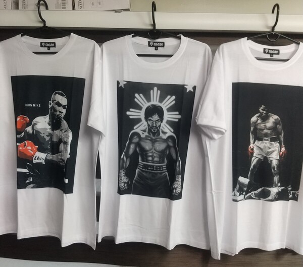 3枚 ボクシング 格闘技 Tシャツ タイソン マニーパッキャオ モハメドアリ レジェンド ファイター チャンピオン トレーニング
