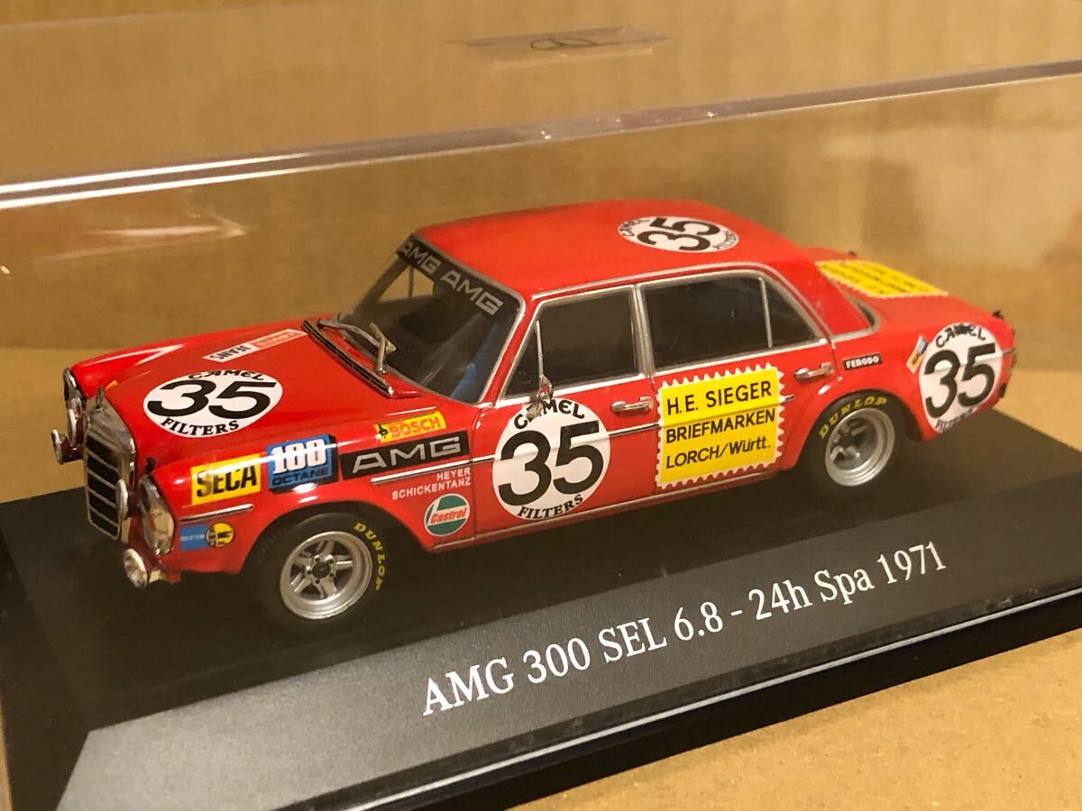 ミニチャンプス 1/43 メルセデスベンツ 300SEL 6.8 AMG 1971年 スパ