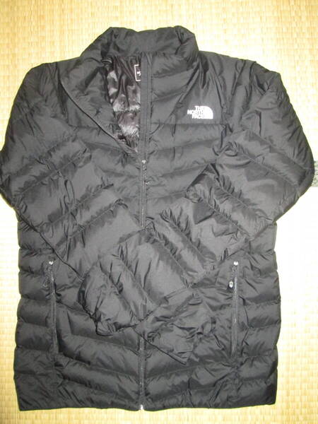★サンダージャケット 黒 L ノースフェイス NY82212 補修あり★THE NORTH FACE ダウン 化繊 5回着用
