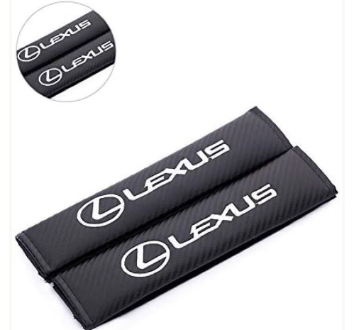 ネコポス送料無料 LEXUSレクサスシートベルトカバーシートベルトパッドシートベルトショルダー2個セットLS LX LC GS ES IS RX RC NX UX CT