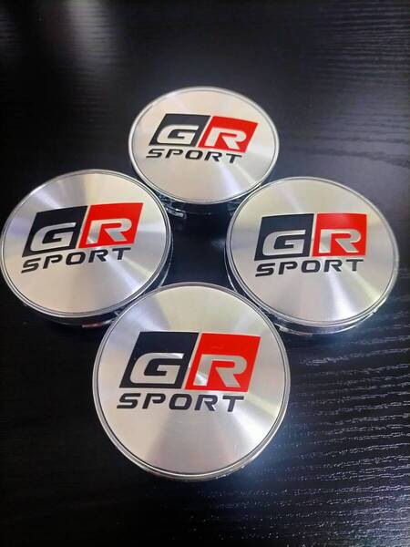 新品4個セットトヨタ GR GAZOO Racing ホイール センターキャップ ハブキャップ エンブレム 外径60mm ホイールキャップ