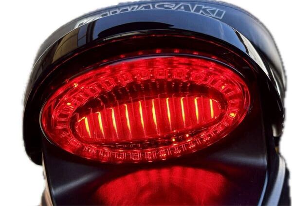 緊急値下げ!カワサキ Z900RS Z900RS CAFE テールランプ ルミナスLED ダークレッド 視認性アップ アワビテール ポン付けOK!