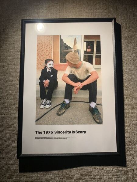 The 1975 マティA4 ポスター 額付き 送料込み UK ROCK ⅰ
