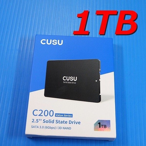 【SSD 1TB】CUSU C200 2.5インチ SATA