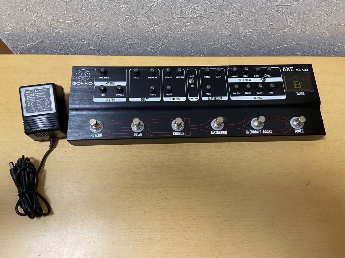 GOKKO AXE MX-300 マルチエフェクター GOKKO AUDIO AXE MX300 マルチエフェクター - メルカリ