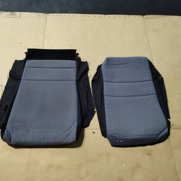 送料無料 レカロ RECARO SR2 SR-2 SR3 SR-3 LX LX-M LS LS-M センター生地 背面 座面 黒 灰 1脚分 中古品 洗濯済み タバコ穴なし 破れなし