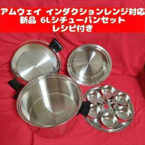 人気 新品 Amway アムウェイ IH対応 6Lシチューパンセット @