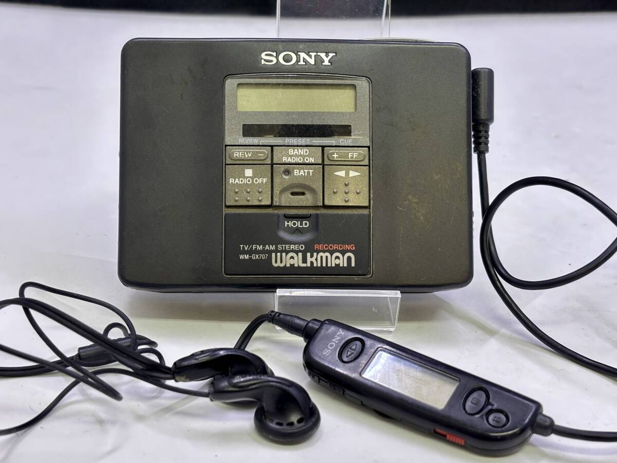 SONY WALKMAN 高性能録再機 カセットウォークマン WM-GX707 Yahoo!オークション -「wm-gx707」の落札相場・落札価格