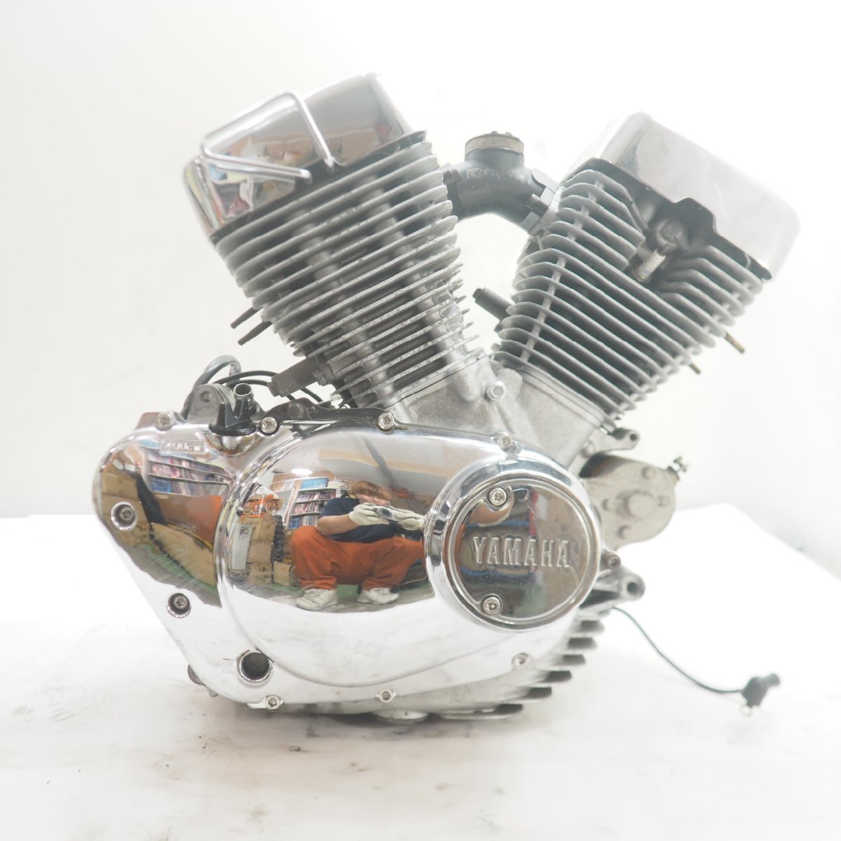 ビラーゴ250 エンジンメッキパーツフルセット ビラーゴ250 エンジンメッキカバー 4点セット クロームメッキ